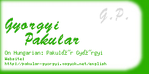 gyorgyi pakular business card